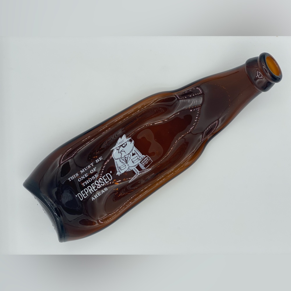 Vintage ashtray - Depressed beer bottle